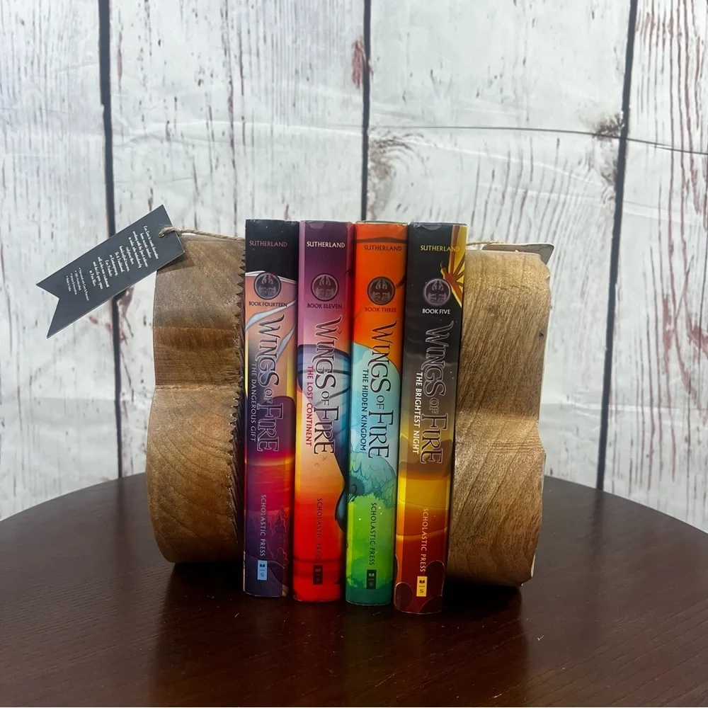 Wooden Ampersand Bookends or Decorative Accent - Distressed White